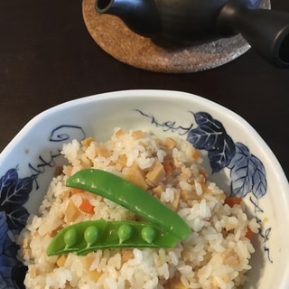 楽しよう！どんどん面倒を省いた筍混ぜご飯♪